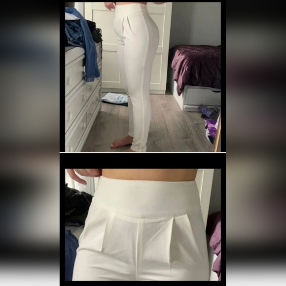 Women white pants - Picture 2 of 3